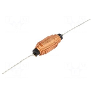 Inductor: wire | THT | 1000uH | 1A | 550mΩ | Ø12.7x31.75mm | ±20%