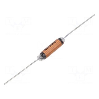 Inductor: wire | THT | 100uH | 1A | 650mΩ | Ø6.5x26mm | ±20% | 55MHz