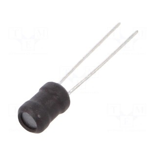 Inductor: wire | THT | 1.5mH | Ioper: 130mA | 11.53Ω | ±10% | Ø5.5x7.5mm