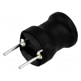 Inductor: wire | THT | 100000uH | 0.02A | 235Ω | ±10% | Ø8.5x11mm