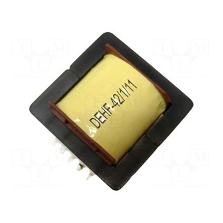 Inductor: wire | THT | 1000uH | 11A | 105mΩ | 45x43x36mm | horizontal