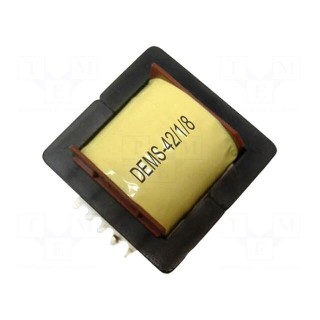 Inductor: wire | THT | 1000uH | 8A | 155mΩ | 43x43x36mm | horizontal