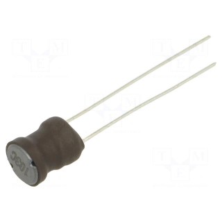 Inductor: wire | THT | 10uH | 3A | 31mΩ | ±10% | Ø9.5x13.5mm | vertical