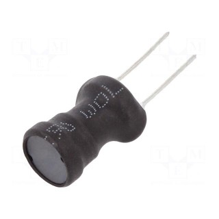 Inductor: wire | THT | 10uH | 8.5A | ±10% | Ø11.5x17.5mm | vertical