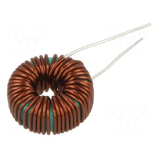 Inductor: wire | THT | 110uH | 3A | 52mΩ | -25÷105°C
