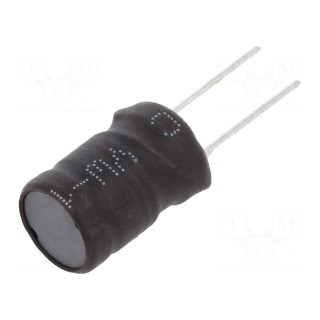 Inductor: wire | THT | 120uH | 3A | ±10% | Ø11.5x17.5mm | vertical