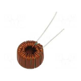 Inductor: wire | THT | 125uH | 2A | 100mΩ | -25÷105°C
