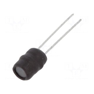 Inductor: wire | THT | 150uH | Ioper: 410mA | 1.06Ω | ±10% | Ø5.5x7.5mm