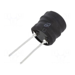 Inductor: wire | THT | 180uH | Ioper: 2A | 280mΩ | ±10% | Ø11.5x11.5mm