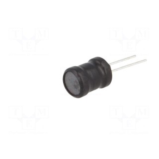 Inductor: wire | THT | 1mH | 450mA | 1.26Ω | ±10% | Ø10.5x13.5mm | vertical