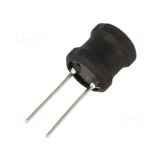 Inductor: wire | THT | 2.2mH | Ioper: 550mA | 3.5Ω | ±10% | Ø11.5x11.5mm