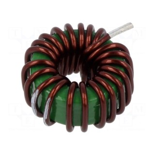Inductor: wire | THT | 20uH | 10A | 13uΩ | -25÷105°C