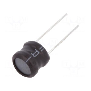 Inductor: wire | THT | 220uH | 500mA | ±10% | Ø9.5x8.5mm | vertical