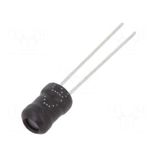 Inductor: wire | THT | 220uH | Ioper: 400mA | 1.67Ω | ±10% | Ø5.5x7.5mm