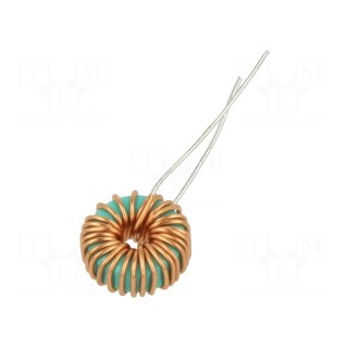 Inductor: wire | THT | 25uH | 2A | 42mΩ | -25÷105°C
