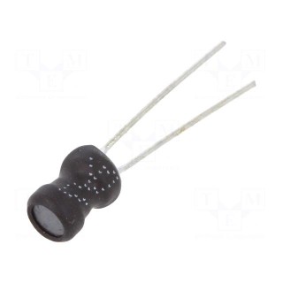 Inductor: wire | THT | 3.3uH | Ioper: 2.4A | 70.66mΩ | ±20% | Ø5.5x7.5mm