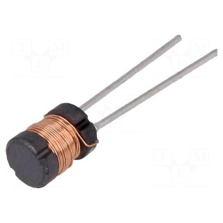 Inductor: wire | THT | 330uH | 400mA | ±10% | Ø6.5x8.5mm | vertical
