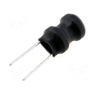 Inductor: wire | THT | 330uH | 500mA | 1Ω | ±10% | Ø10.5x12.5mm | vertical