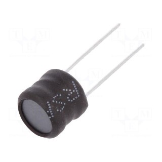 Inductor: wire | THT | 470uH | 600mA | ±10% | Ø9.5x8.5mm | vertical