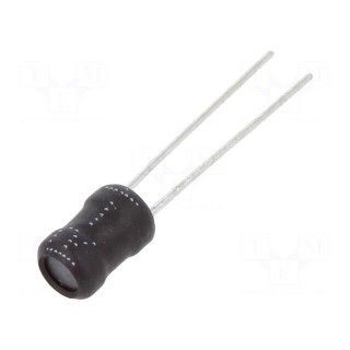 Inductor: wire | THT | 470uH | Ioper: 300mA | 3.96Ω | ±10% | Ø5.5x7.5mm