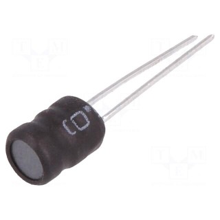 Inductor: wire | THT | 47uH | 1.3A | ±10% | Ø6.5x8.5mm | vertical