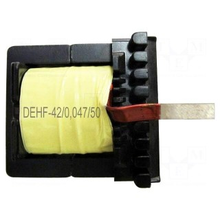 Inductor: wire | THT | 47uH | 50A | 10mΩ | 45x27.5x49mm | horizontal