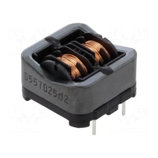 Inductor: wire | THT | 57mH | 500mA | 1.06Ω | -25÷120°C | 250VAC