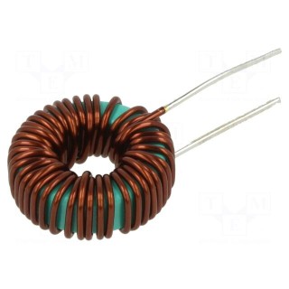Inductor: wire | THT | 64uH | 5A | 32mΩ | -25÷105°C