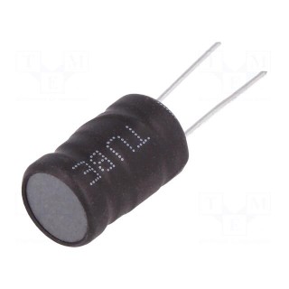 Inductor: wire | THT | 8.2mH | 450mA | ±10% | Ø11.5x17.5mm | vertical