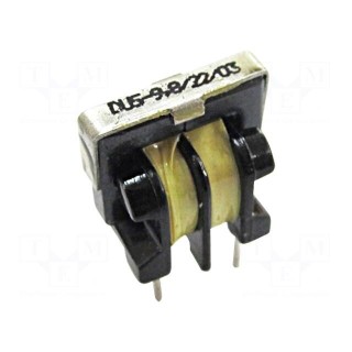 Inductor: wire with current compensation | THT | 0.47mH | 2.5A | 20Ω