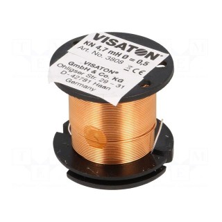 Inductor: coil | 4.7mH | 2Ω | Ø: 32mm | H: 29mm | Øcore: 0.5mm