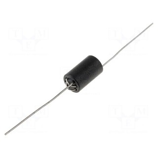 Inductor: ferrite | Number of coil turns: 2.5 | Imp.@ 25MHz: 720Ω