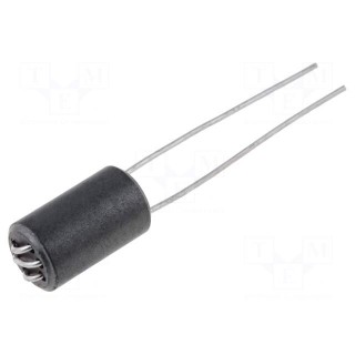 Inductor: ferrite | Number of coil turns: 3 | Imp.@ 25MHz: 860Ω