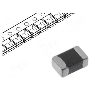 Ferrite: bead | Imp.@ 100MHz: 1kΩ | Mounting: SMD | 200mA | Case: 0805