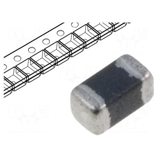 Ferrite: bead | Imp.@ 100MHz: 600Ω | Mounting: SMD | 2A | Case: 0805