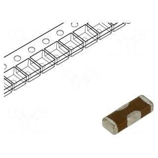 Filter: anti-interference | SMD | 1206 | 6A | 50VDC | ±20% | 3mΩ | 100nF