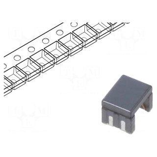 Filter: anti-interference | SMD | 1210 | 100mA | 50VDC | -25÷50% | 3.12Ω