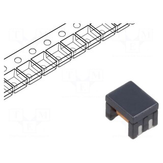 Filter: anti-interference | SMD | 1210 | 115mA | 50VDC | -30÷50% | 2.1Ω