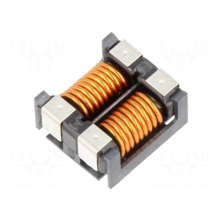 Filter: anti-interference | SMD | 6A | 80VDC | Rcoil: 14mΩ | 12x11x6mm