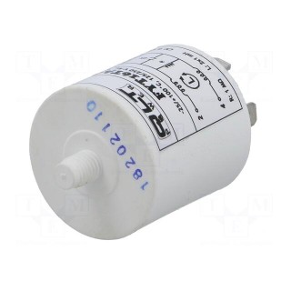 Filter: anti-interference | mains | 250VAC | Cx: 0.47uF | Cy: 10nF | 1mH