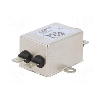Filter: anti-interference | single-phase | 250VAC | Cx: 15nF | screw