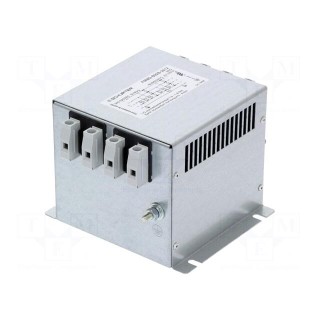 Filter: anti-interference | three-phase | 520VAC | 36A | Poles: 2