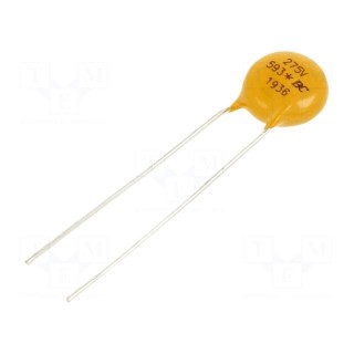Varistor: metal-oxide | THT | 275VAC | 350VDC | 430V | 1.2kA