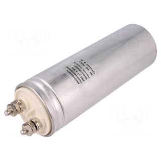 Capacitor: polypropylene | Body dim: Ø85x242mm | 250uF | ±5% | 55A