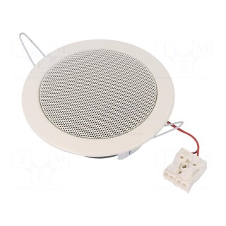 Loudspeaker | ceiling mount | 10W | 8Ω | 90÷18000Hz | Sound level: 90dB