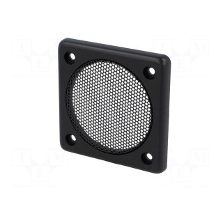 Loudspeaker grille | 73x73x7mm | Mat: ABS