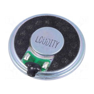 Loudspeaker | miniature,mylar,general purpose | 0.5W | 8Ω | Ø: 28mm