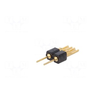 Adapter | pin strips | PIN: 2 | straight | 2.54mm | THT,soldering | 1x2