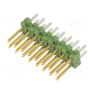 Pin header | pin strips | AMPMODU | male | PIN: 16 | straight | 2.54mm