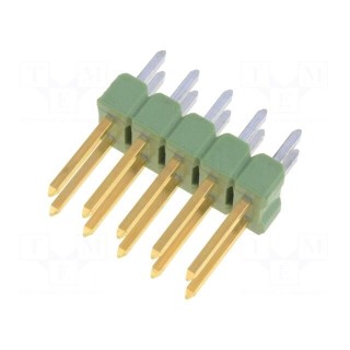Pin header | pin strips | AMPMODU MOD II | male | PIN: 10 | straight